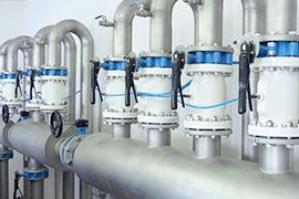 Hadicové ventily se používají v čističkách a úpravnách vody