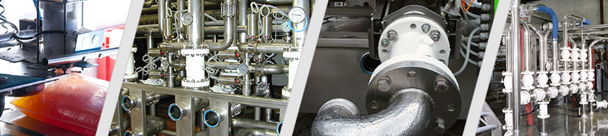 Hadicové ventily společnosti AKO Armaturen se využívají v mnoha procesech potravinářského průmyslu