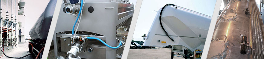 Hadicové ventily AKO se instalují do cisteren a cisternových vozidel, jakož i do užitkových vozidel